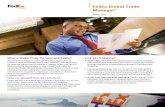 FedEx Global Trade with FedEx Product...What is Global Trade ManagerWhat is Global Trade ManagerGlobal Trade Manager with FedEx with FedEx with FedEx? ??? International shippers can
