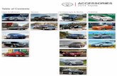 Table of Contents - Toyota 21 14 TOYOTA... · Table of Contents Cars & Minivan Avalon Camry Corolla Sienna Yaris Crossovers & SUVs 4Runner FJ Cruiser Prius Plug-In RAV4 Sequoia Land