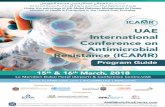 #ICAMR Yicamr-uae.com/pdf/program.pdf · Senior Officer. Vaccines and 8Oogics Heath Regulation Reg_-$a Autrority Dhoti. UAE . Certified trainer Preventive Medicine Specialist Dhabi