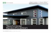 Technical Specification - James Hardie · James Hardie Weatherboards Technical Specification November 2015 New Zealand 3 1.2 SCOPE This specification covers the use of James Hardie