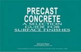 PC Selection Guide - National Precastnationalprecast.com.au/.../a-selection-guide-fo-surface-finishes.pdf · A SELECTION GUIDE FOR SURFACE FINISHES ... tect is aware of the surface