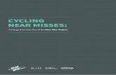 CYCLING NEAR MISSES - The Near Miss · PDF file02 | The Near Miss Project: 2015 CYCLING NEAR MISSES: SECTION 01 / About the project The Near Miss Project is the first study to calculate