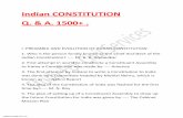 Indian CONSTITUTION Q. & A. 1500+ - WordPress.com · Demand for a Constitution, ... for India was first mooted by ----- Swaraj Party in 1928 ... The Constituent Assembly of India