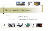 A “short list” of embedded systemssjkuyath/ELET3232/Topics/Topic 1... · Embedded systems overview Computing systems are everywhere Most of us think of “desktop” computers