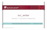Mandiant Arsenal Blackhat WBG BY: © Mandiant Corporation. All rights reserved. ioc_writer OpenIOC 1.1 and tools for creating them William Gibb (william.gibb AT mandiant.com) ... ©