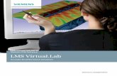 Siemens PLM LMS Virtual.Lab brochure · The NVH modules allow coupling the dynamics of individual components represented by modes or transfer functions or by FE or test. The coupling