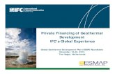 Private Financing of Geothermal Development IFC’s … Shinji FC_Haigue... · Private Financing of Geothermal Development IFC’s Global Experience ... Subordinated Loan, ... Dividend