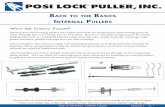 Back to the Basics internal Pullers - W. W. Grainger · BAC TO THE BASICS - INTERNAL PLLERS Campaign 3 Pg. 1 Shown above, internal gear and bearing pullers come in a various range