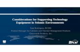Considerations for Supporting Technology Equipment in … ·  · 2014-09-21Considerations for Supporting TechnologyConsiderations for Supporting Technology Equipment in Seismic Environments