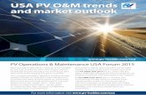 USA PV O&M trends and market outlook - …€¦ · by the end of 2015 the USA is PV’s largest market worldwide, despite adopting the technology later than some of the leading European