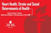 Heart Health, Stroke and Social Determinents of Health - Heart... ·  · 2017-09-05Heart Health, Stroke and Social ... Health and Health Care System Social and Community Context