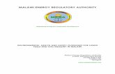 MALAWI ENERGY REGULATORY AUTHORITY - EI … 2016/Malawi Energy Regulatory... · MALAWI ENERGY REGULATORY AUTHORITY ... 3.4 Combustible liquid Any liquid having a flash point at or