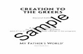 Creation to the Greeks Sample - mfwbooks.com CTG TM 022018 Sample.pdf · Abraham Offers Isaac Egyptian Art Light ... The Cup Bearer and the Baker ... Return of the Ark Greek Mythology