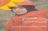 annual report 0304 - Himmat Projecthimmat.org/PDF/annual_report_0304.pdf · Mohammed Shabaz Hussnain Ali Kamran Bashir Kammar Riaz Ateeq Rafiq Nazreem Akhtar ... Below I will give