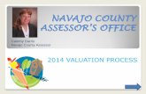 NAVAJO COUNTY ASSESSOR’S OFFICEdatawise.navajocountyaz.gov/Portals/0/Departments/Assessor/...NAVAJO COUNTY ASSESSOR’S OFFICE 2014 VALUATION PROCESS Cammy Darris Navajo County Assessor