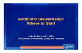 Antibiotic Stewardship: Where to Start what is a Driver Diagram ... Activity A • Improvement ... Antibiotic Stewardship: Where to Start? Primary Driver 1.