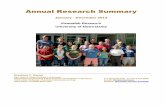 Annual Research Summary - University of Notre Damekamatlab/documents/2014 annual... ·  · 2015-06-01Annual Research Summary January - December 2014 Kamatlab Research University