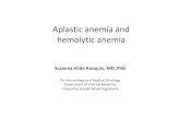 3. Aplastic anemia and hemolytic anemia - WordPress.com · 13/11/2016 · Aplastic anemia and hemolytic anemia ... –Extracorpuscular. ... • Acute hemolytic anemia can develop