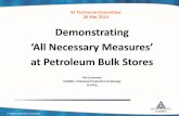 at Petroleum Bulk Stores - Engineers Ireland · at Petroleum Bulk Stores ... Byrne O [leirigh (O [) to do a study to help develop a fire ... Plan to remedy any shortfall . Process
