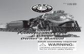 Lionel Pennsylvania Flyer G Gauge Owner's Manual Pennsylvania Flyer G Gauge Owner's Manual. ... Read this instruction manual thoroughly for important tips on operating and ... •