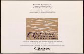 NAL PARIS - festival-   Donatoni Arpge, pour flte, clarinette, violon, violoncelle, piano et vibraphone, (1986) Cration  Paris, 30 mars 1987 Dure : 12 minutes