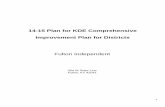 14-15 Plan for KDE Comprehensive Improvement Plan for Districts Fulton... ·  · 2016-02-19Executive Summary Fulton Independent 3 14-15 Plan for KDE Comprehensive Improvement Plan
