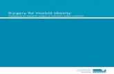 Surgery for morbid obesity - docs2.health.vic.gov.audocs2.health.vic.gov.au/.../$FILE/surgery_for_morbid_obesity.pdf · Surgery for morbid obesity ... - comprehensive pre-surgical