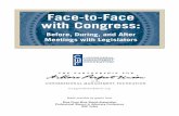 Face-to-Face with Congress - AAAS · No part of this report may be reproduced in any manner without the written permission of the Congressional ... Face-to-Face with Congress: Before,