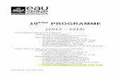 ème PROGRAMME - Agence de l'Eau Seine-Normandie€¦ · PP/M/100/08 du 6 octobre 2017 1 10ème PROGRAMME (2013 – 2018) Version initiale du texte du 10ème programme : - adoptée