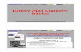 jQuery Ajax Support: Basics - Core Servletscourses.coreservlets.com/Course-Materials/pdf/javascript/jQuery... · Traditional Web Apps vs. Ajax Apps • Traditional Web Apps: Infrequent