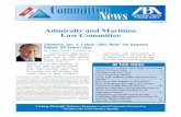 Admiralty and Maritime Law Committee Newsletter Spring ... · Admiralty and Maritime Law Committee Newsletter Spring 2016. 3 3 It’s Spring in Philadelphia and we’re having an
