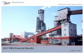 2017 IFRS Financial Results - metalloinvest.com · Resources create opportunities Resources create opportunities 2017 IFRS Financial Results 15 March 2018