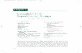 Causation and Experimental Design - SAGE Publications · 106 Chapter 5 Causation and Experimental Design Causal Explanation What Causes What? Association Time Order Nonspuriousness