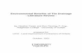 Environmental Benefits of Tile Drainage - Literature … · Environmental Benefits of Tile Drainage Page: 1 Environmental Benefits of Tile Drainage - Literature Review - by: Heather