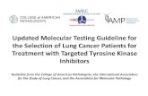 Updated Molecular Testing Guideline for the Selection of ... · The original guideline, Molecular Testing Guideline for Selection of Lung Cancer Patients for EGFR and ALK Tyrosine