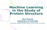 Machine Learning in the Study of Protein Structurerkuang/candidacy/summary/ray_slides.pdfTable of contents 1. Introduction to protein structure and its prediction. 2. HMM, SVM and