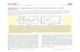 Temperature Dependence of the Piezotronic E ect in ZnO ... · Temperature Dependence of the Piezotronic Eﬀect in ZnO ... A comprehensive investigation was carried out on n-type