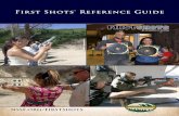 first shots® reference guide - National Shooting Sports ... National Shooting Sports ... We have prepared an agenda for your use in planning your First Shots event. ... editing of