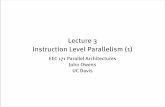 Lecture 3 Instruction Level Parallelism (1) - Nvidia · • Instruction-level parallelism (ILP) of a program—a measure of the average number of instructions in a program that, in