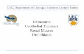 Hematuria Urothelial Tumours Renal Masses Urolithiasismed-fom-urology.sites.olt.ubc.ca/files/2014/08/Hematuria-Med-yr-3... · Urothelial Tumours Renal Masses Urolithiasis UBC Department
