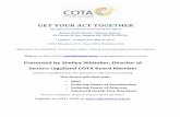 GET YOUR ACT TOGETHER FLYER V2 - COTA WA | … payable to COTA WA Phone Credit Card Mastercard VISA Card No: Expiry Date: Cardholder Name ... Microsoft Word - GET YOUR ACT TOGETHER