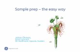 Sample prep – the easy waycgs.hku.hk/portal/files/GRC/Events/Seminars/2010/20101021/sample... · 3 / / 10/20/2010 Sample preparation - from sample to analysis Sample source Analytical
