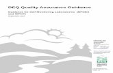 DEQ Quality Assurance Guidance - Oregon · Guidance for Self Monitoring Laboratories (NPDES and WPCF) This guidance document was prepared by: Oregon Department of Environmental Quality