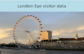 London Eye visitor data · The London Eye •Every year the London Eye is visited by millions of people from around the world •It is useful for us to know where our visitors come