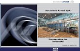 Acciaieria Arvedi SpA - industriAll - Europe · Mould 90 mm Arvedi ESP Line IH HRM 12.0 – 0.8mm FM 6.7 m Flying ... Arvedi ESP HRC tolerance is well within the cold rolled automotive
