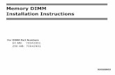 Memory DIMM Installation Instructions - OKI Supportmy.okidata.com/mandown.nsf...As placas de circuito integrado podem ser danificadas por eletricidade estática e manuseio descuidado.