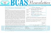 Lecture Meetings Vice-President’s Communiqué · 4 BCAS Newsletter, October 2008 42nd Residential Refresher Course of BCAS Chairman: Uday V. Sathaye Convenors: Hiten C. Shah Rajeev