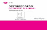 REFRIGERATOR SERVICE MANUALapplianceassistant.com/.../lg_refrigerator_service_manual_lmx28988... · ABS Resin Polyurethane Foam ... CAUTION: When lifting hinge free from the latch,
