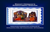 Swamy Desikan’s Raghuveera Gadyam Gadyam.pdf2 sadagopan.org of our Prapatthi. It is not an exaggeration to state that Swami Desikan's Raghu Veera Gadyam is his OWN Prapatthi to the