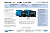 Maxstar 280Series - Miller/media/miller electric/imported mam... · Air carbon arc (CAC-A) ... Maxstar 280 Maxstar 280 DX ... Update and expand. Front panel memory card data port